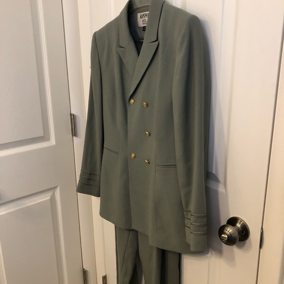 Kasper Women’s Suit Green Size 6P o - Picture 1 of 11